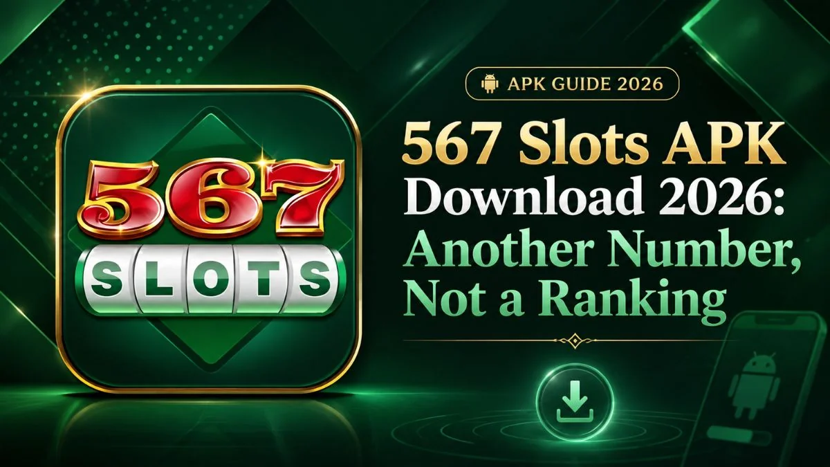 567 Slots APK download guide showing the official download link, login process, and promo code status for Indian users