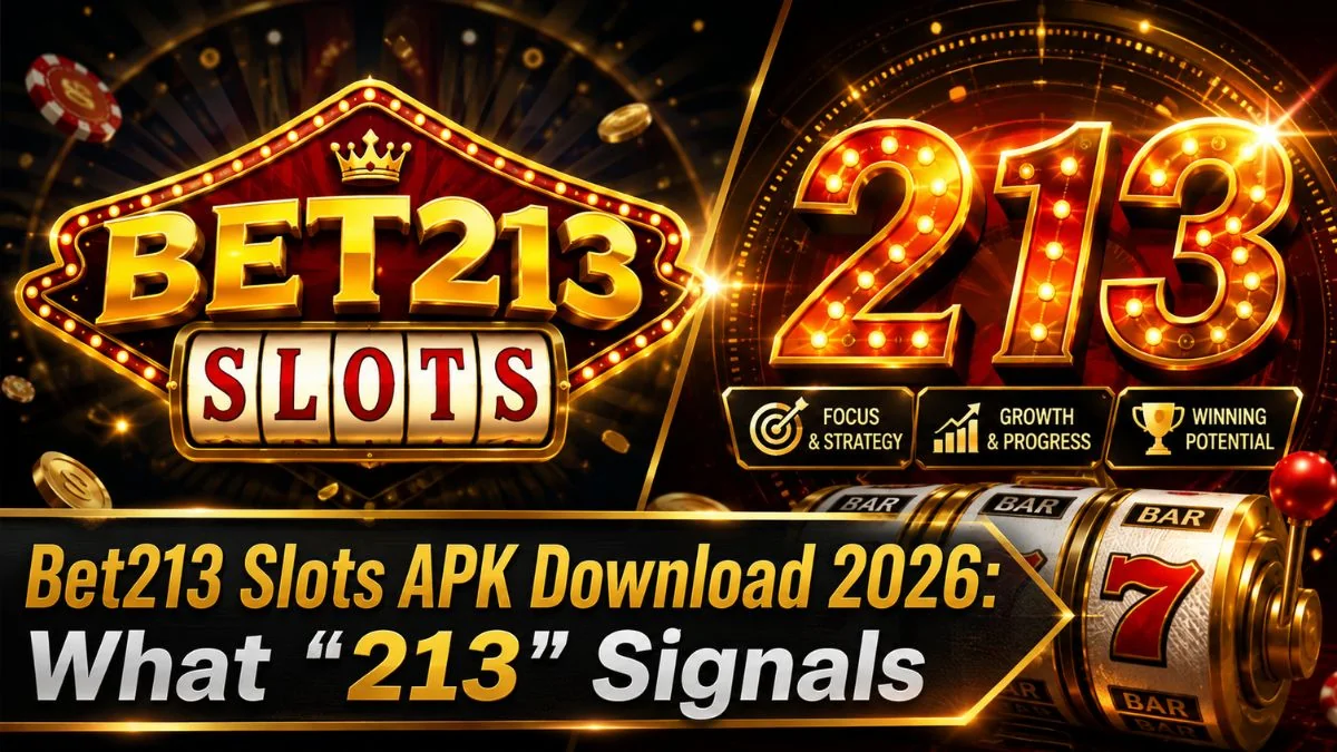 Bet213 Slots APK download guide showing the official download link, login process, and promo code status for Indian users