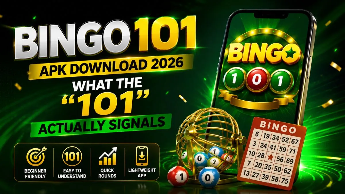 Bingo 101 APK download guide showing the official download link, login process, and promo code status for Indian users