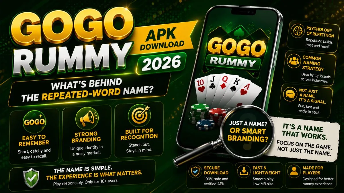 Gogo Rummy APK download guide showing the official download link, login process, and promo code status for Indian users