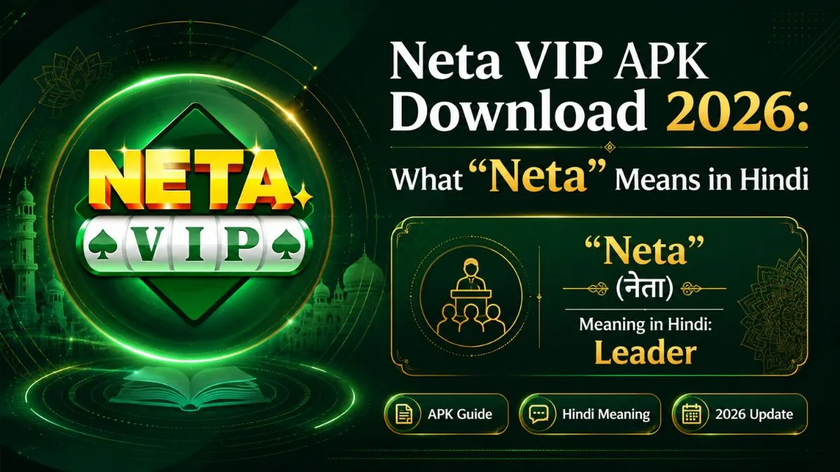 Neta VIP APK download guide showing the official download link, login process, and promo code status for Indian users