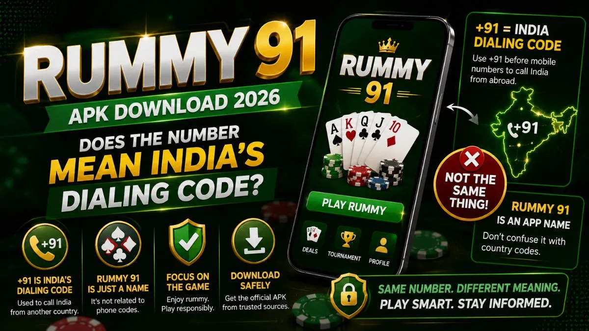 Rummy 91 APK download guide showing the official download link, login process, and promo code status for Indian users