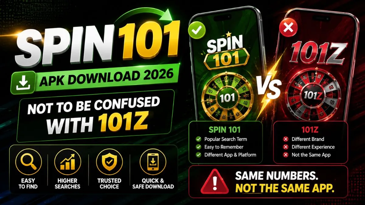 Spin 101 APK download guide showing the official download link, login process, and promo code status for Indian users