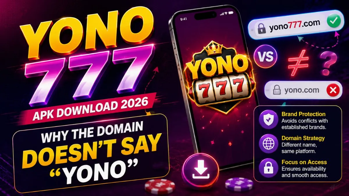 Yono 777 APK download guide showing the official download link, login process, and promo code status for Indian users